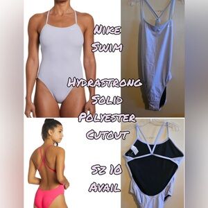 Nike Light Lavender One-Piece Swimsuit